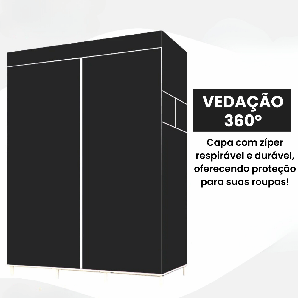 Guarda Roupa Dobravel 2 Portas_