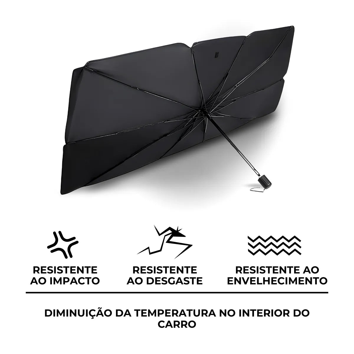 Protetor Solar Para-brisa Carro Retratil