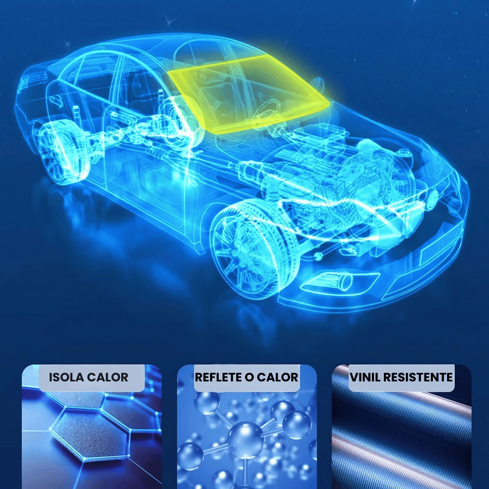 Protetor Solar Para-brisa Carro Retrátil