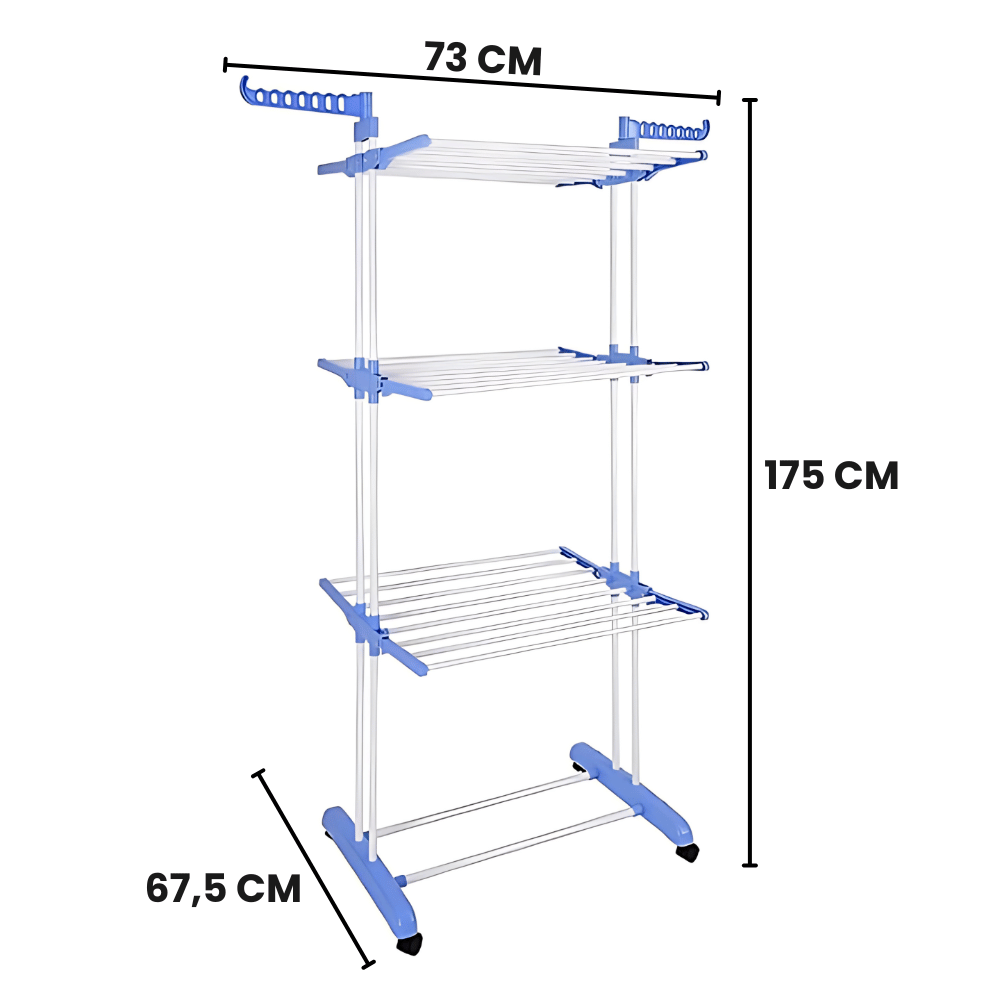 Varal-torre-3-andares-inox-dobravel-retratil-compacto