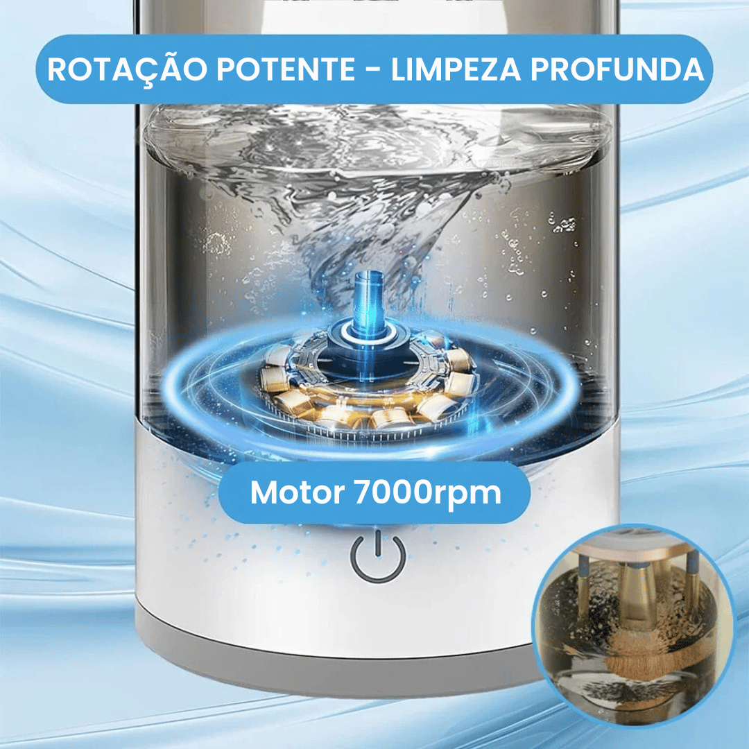 Limpador Pincel de Maquiagem Automatico